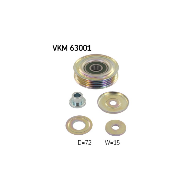 Паразитна водеща ролка SKF VKM63001 38942-P01-003 38942P01003 Honda Civic