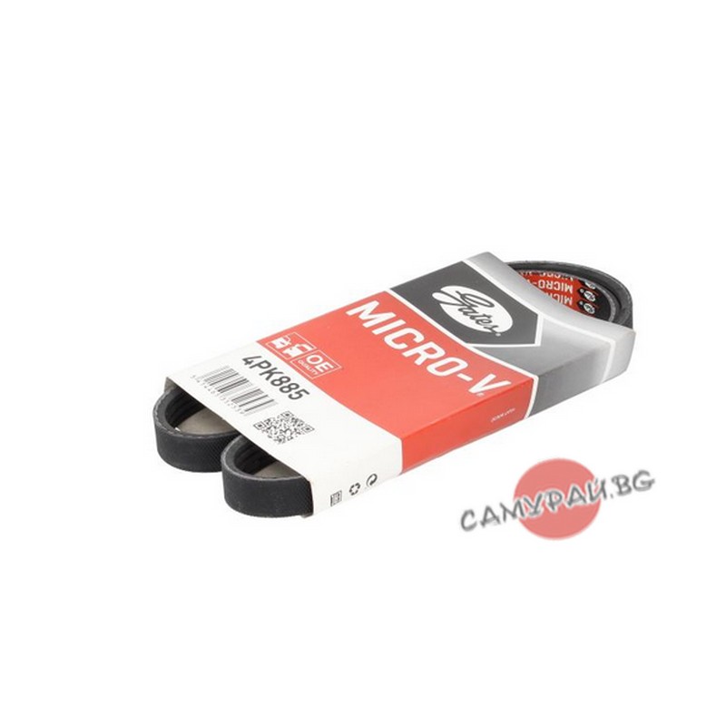 Пистов (канален) ремък GATES 4PK885 B366-15-908 B36615908 MAZDA DEMIO