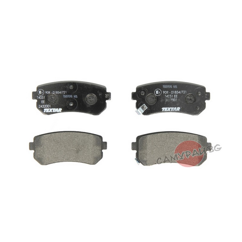 Задни накладки дискови TEXTAR 2432001 58302-1GA00 583021GA00 HYUNDAI IX35