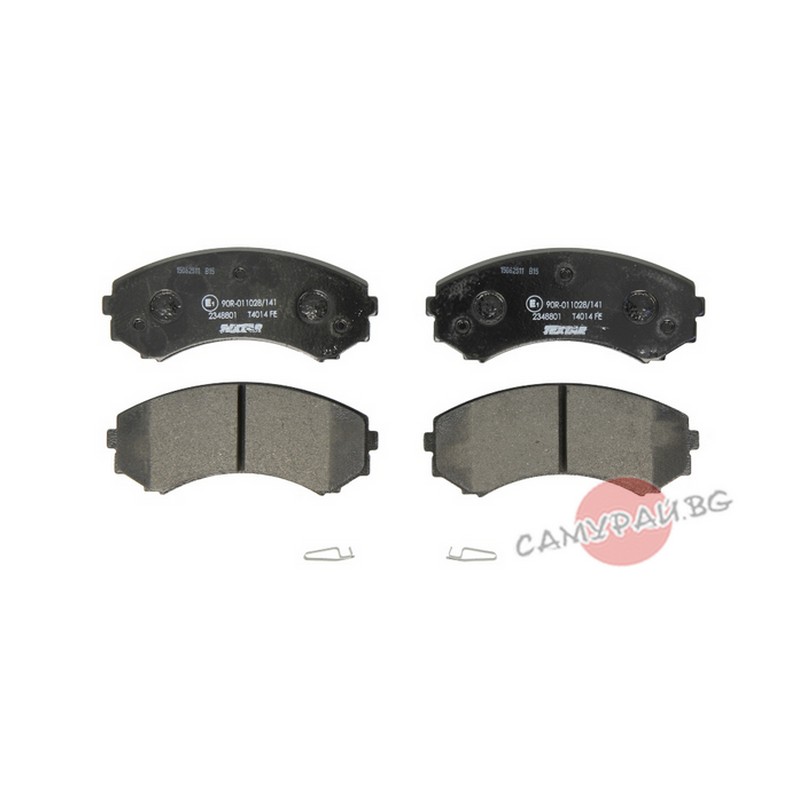 Предни накладки TEXTAR 2348801 4605A041 MITSUBISHI PAJERO