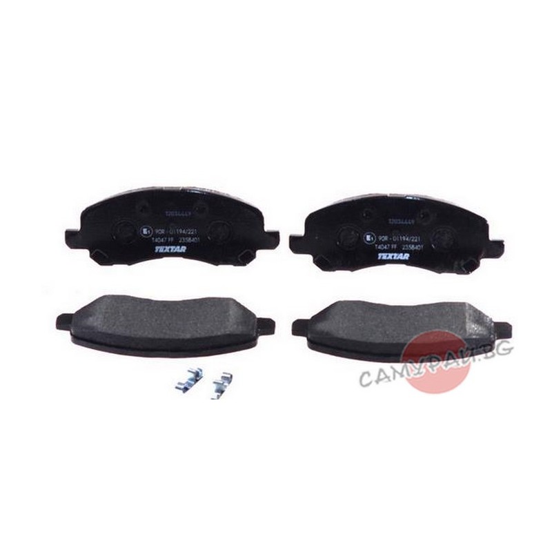Предни накладки TEXTAR 2358401 4605A317 MITSUBISHI ASX