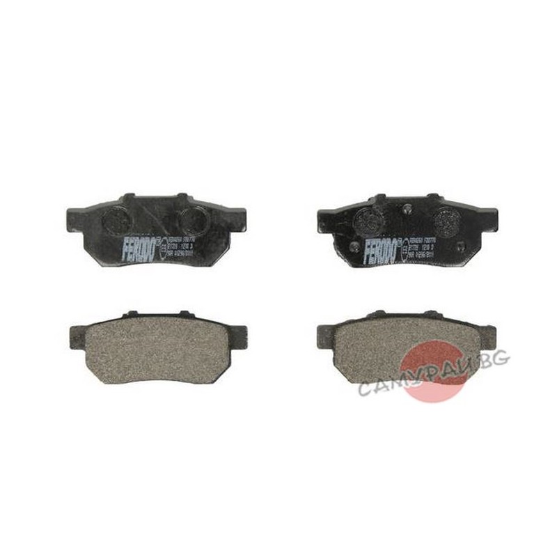 Задни дискови накладки FERODO FDB778 43022-SAA-E50 43022SAAE50 HONDA JAZZ