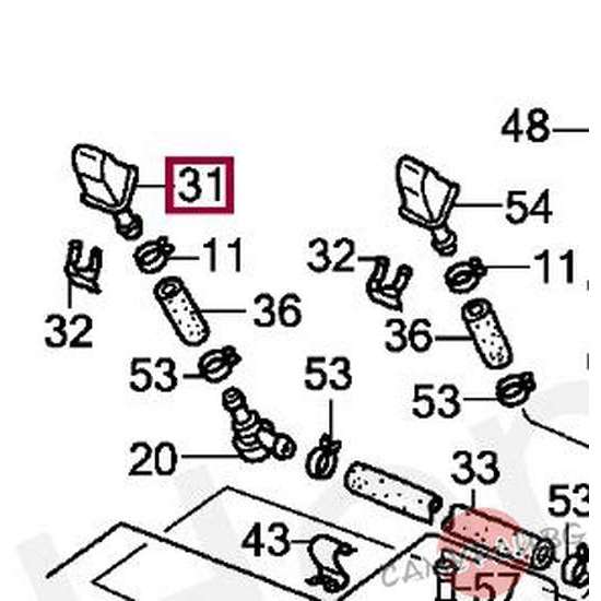 Пръскалка десен фар OEM 76880-S9A-S01 76880S9AS01 HONDA CR-V