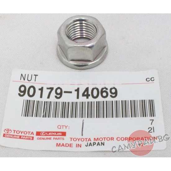 Гайка реглажен болт преден носач OEM 90179-14069, 9017914069 TOYOTA Hilux