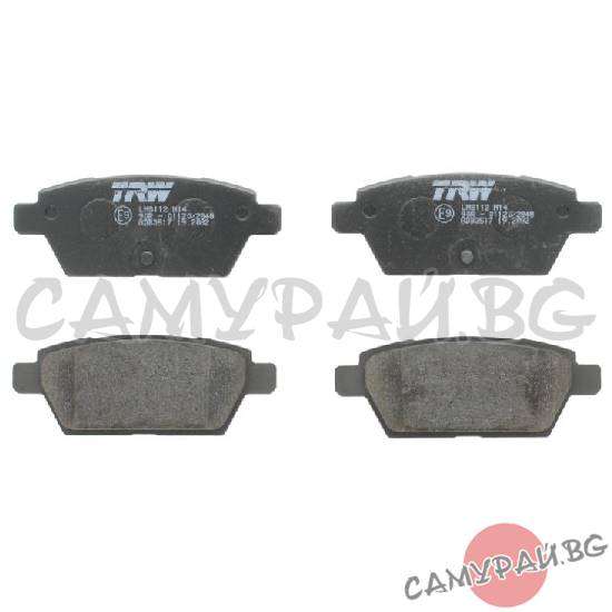 Спирачни накладки задни-дискови TRW GPYB-26-48Z, GPYB2648Z MAZDA 6