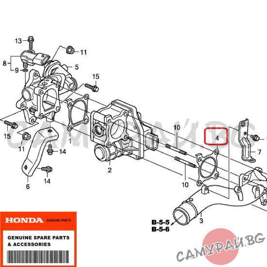 Гарнитура за дроселова клапа OEM 17115-RL0-G01, 17115RL0G01 HONDA CR-V