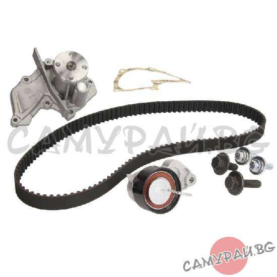 Ангренажен комплект ремък с ролки и водна помпа BOSCH C201-15-010A, C20115010A, 1E06-12-205, 1E0612205 MAZDA 2