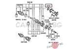 Семеринг диференциал към тунела OEM MB160946, MITSUBISHI L200