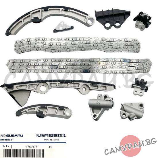Ангренажен к-кт вериги без зъбни колела OEM 13143-AA041, 13143-AA051, 13143AA041, 13143AA051, SUBARU LEGACY