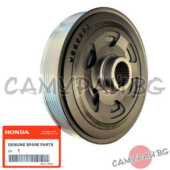 Ремъчна (демпферна) шайба колянов вал OEM 13810-RFW-G01, 13810RFWG01 HONDA CR-V