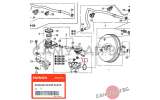 О-пръстен на сервоапарат OEM 46185-SWW-G01, 46185SWWG01 HONDA CR-V