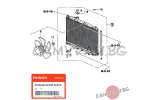 Радиатор за охладителна система OEM 19010-RJH-004, 19010RJH004 HONDA FR-V