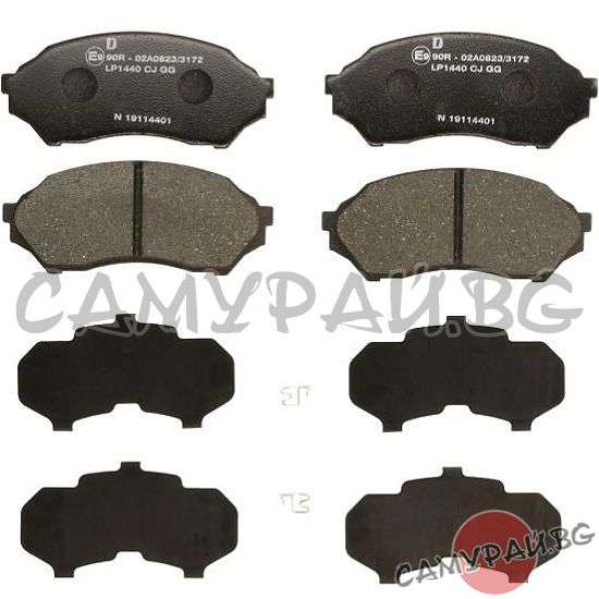 Накладки дискови NIBK BJYM-33-28Z, BJYM3328Z MAZDA 323