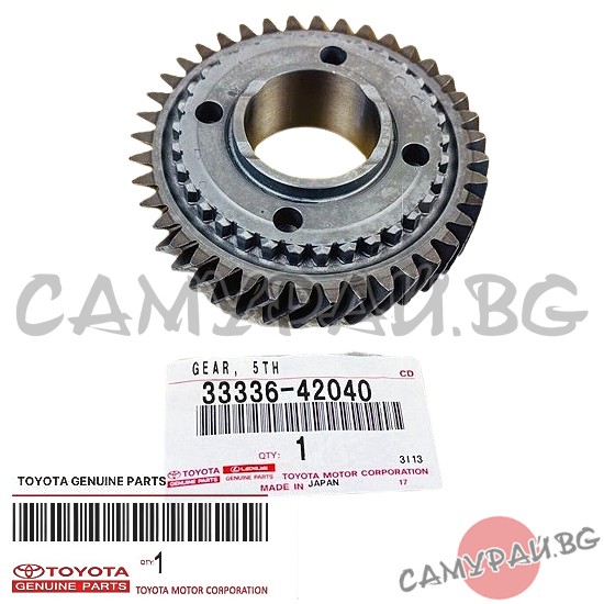 Зъбно колело 5-та скорост OEM 33336-42040, 3333642040, 33336-12060, 3333612060 TOYOTA RAV4