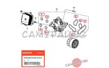 О-пръстен маслен охладител OEM 15501-RZ0-G01, 15501RZ0G01 HONDA CR-V
