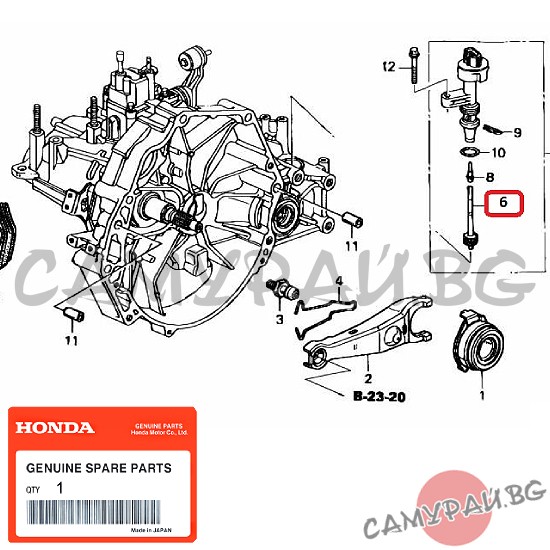 Привод за километраж OEM 23820-P0A-900, 23820P0A900 HONDA Accord