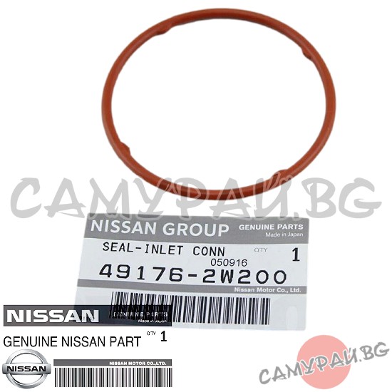 О-пръстен горивна помпа OEM 49176-2W200, 491762W200 NISSAN Navara