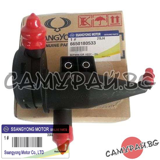 Филтър картерни газове (PCV) OEM 66501-80533, 6650180533 SSANGYONG KYRON