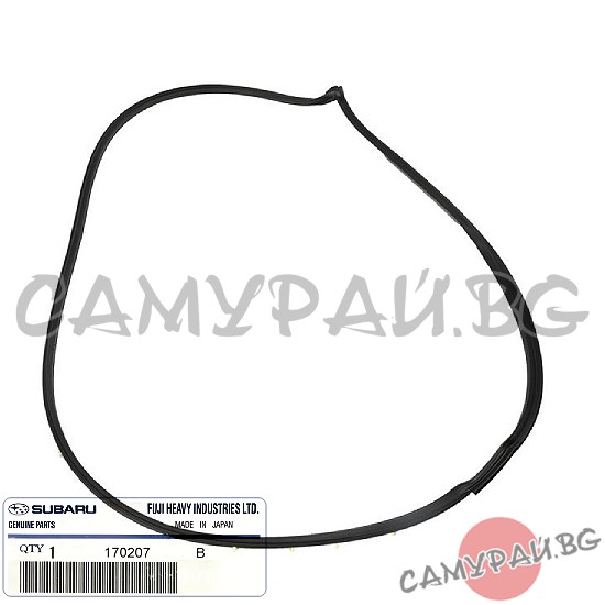 Гумено уплътнение за предна лява врата OEM, 63511-FJ010, 63511FJ010 SUBARU WRX