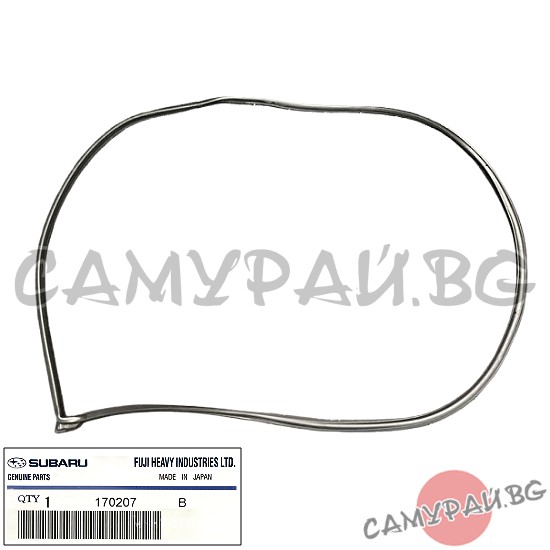 Гумено уплътнение за предна дясна врата OEM, 63511-CA001, 63511CA001 SUBARU BRZ