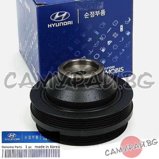 Ремъчна шайба колянов вал OEM 23124-39802, 2312439802 Hyundai Terracan