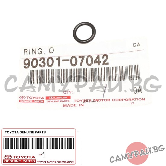 Уплътнение за дюза-инжектор OEM 90301-07042, 9030107042 TOYOTA AURIS