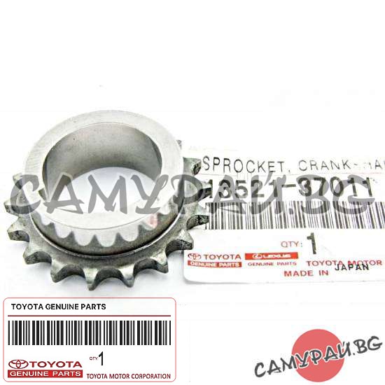 Зъбно колело колянов вал OEM 13521-37011, 1352137011 TOYOTA YARIS