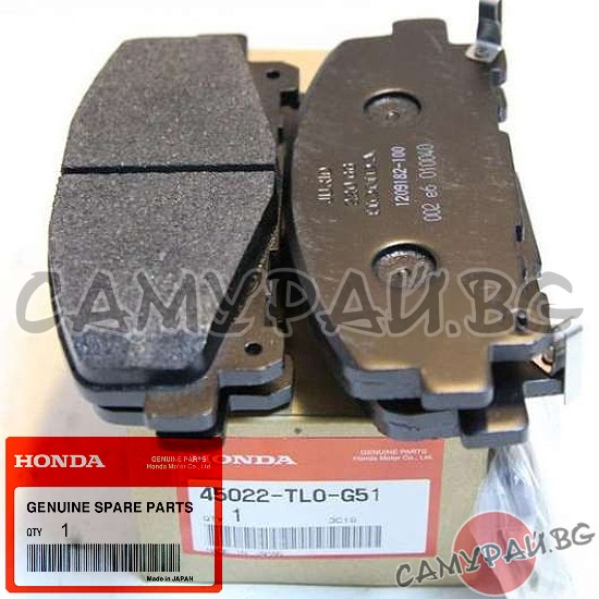 Спирачни накладки предни OEM 45022-TL0-G51, 45022TL0G51 HONDA ACCORD