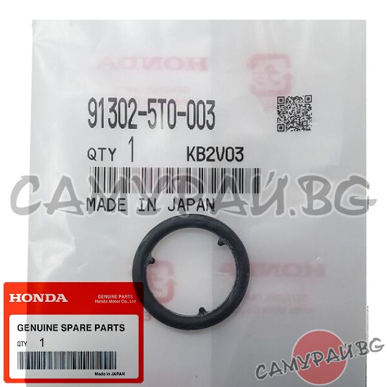 О-пръстен за маслен охладител А/Т OEM 91302-5T0-003, 913025T0003 Honda JAZZ