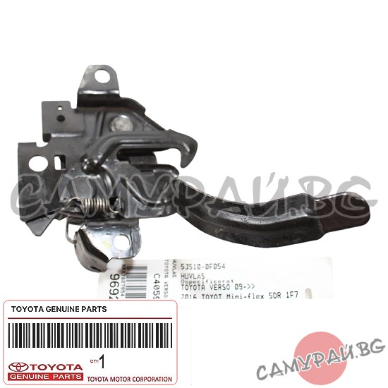 Ключалка за преден капак OEM 53510-0F054, 535100F054 TOYOTA Verso